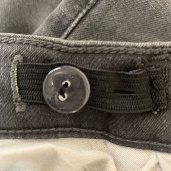 Manguun Teens Jeans Size 14 Youth Gray Distressed - Picture 6 of 8